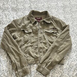 Angels Cropped Corduroy Jacket